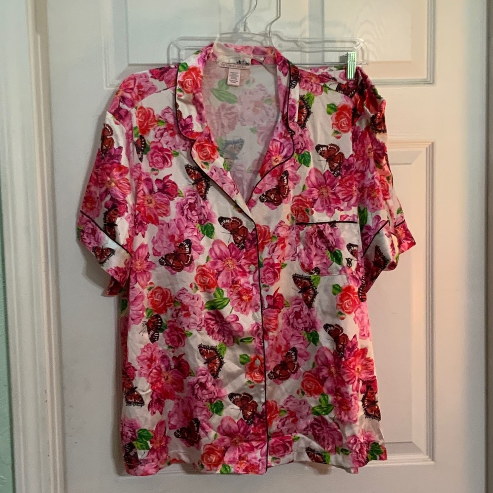 Victoria's Secret Butterfly Floral Shortie Pajamas